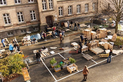 Zwischennutzung in der Ermekeilkaserne Bonn | Ermekeilgarten