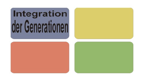 Bereich: Integration der Generationen