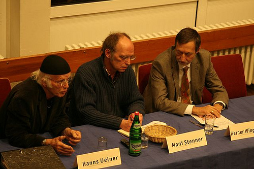 Bild von Hanns Uelner, Manfred Stenner, Werner Wingenfeld (von links nach rechts)13.11.2008 in der Lutherkirchengemeinde